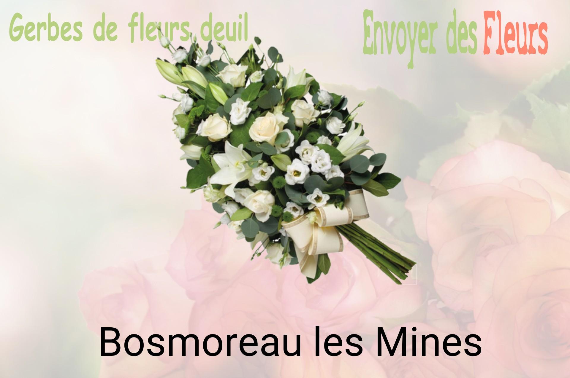 Gerbe de fleurs de deuil livrée à Bosmoreau-les-Mines